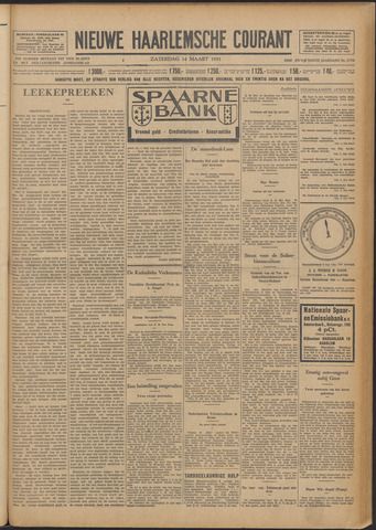 Nieuwe Haarlemsche Courant 1931-03-14