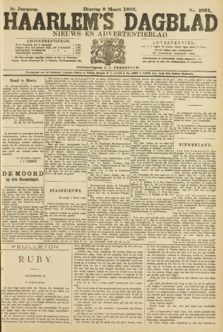 Haarlem's Dagblad 1892-03-08