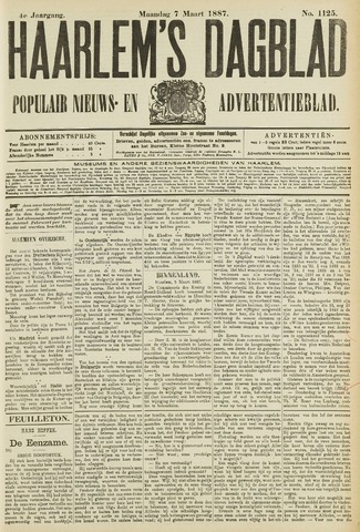 Haarlem's Dagblad 1887-03-07