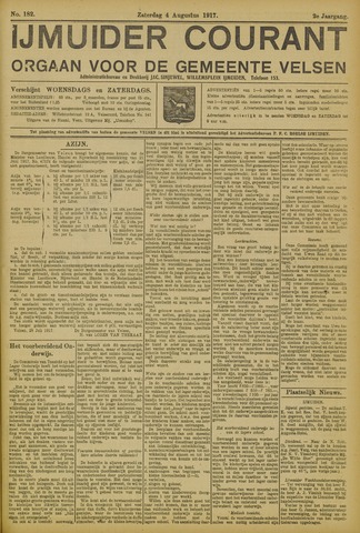 IJmuider Courant 1917-08-04