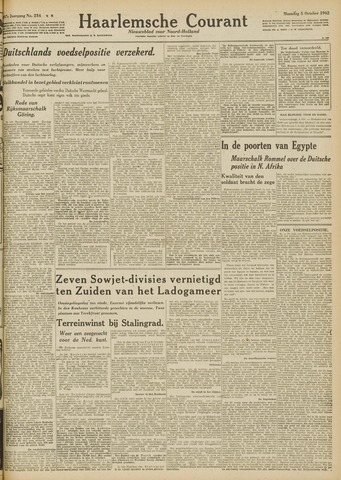Haarlemsche Courant 1942-10-05
