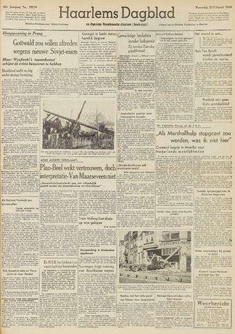 Haarlem's Dagblad 1949-02-23