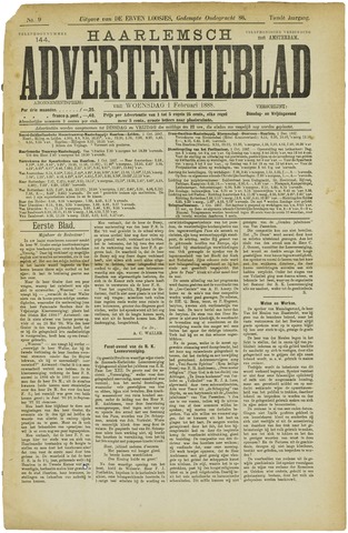 Haarlemsch Advertentieblad 1888-02-01