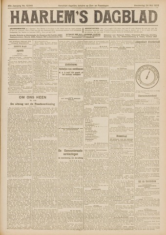 Haarlem's Dagblad 1923-05-24