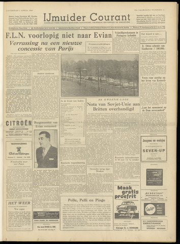 IJmuider Courant 1961-04-01