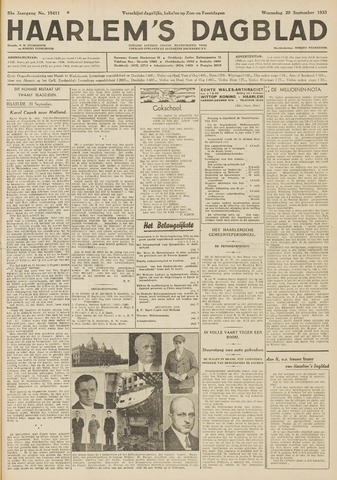 Haarlem's Dagblad 1933-09-20