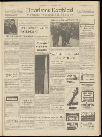 Haarlem's Dagblad 1968-09-19