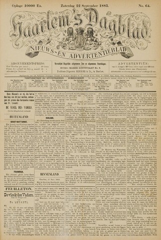 Haarlem's Dagblad 1883-09-22