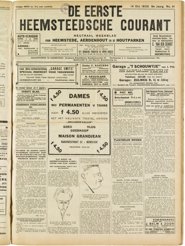 De Eerste Heemsteedsche Courant 1932-10-14