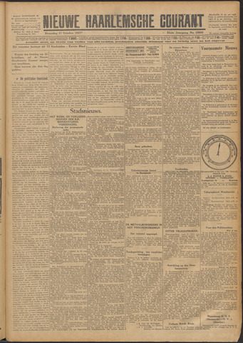 Nieuwe Haarlemsche Courant 1927-10-31