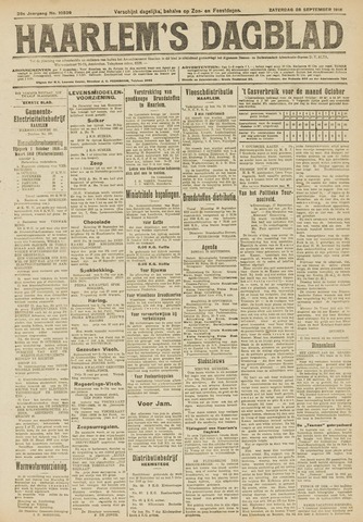 Haarlem's Dagblad 1918-09-28