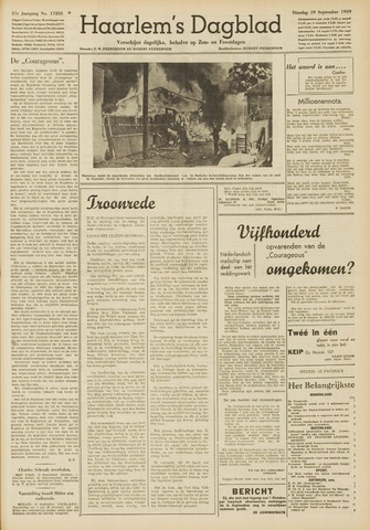 Haarlem's Dagblad 1939-09-19