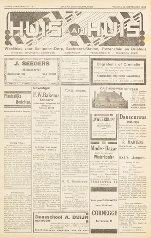 Weekblad Huis aan Huis 1935-09-13