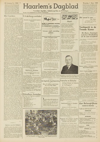 Haarlem's Dagblad 1939-03-01