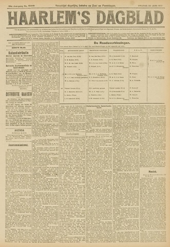 Haarlem's Dagblad 1917-06-22