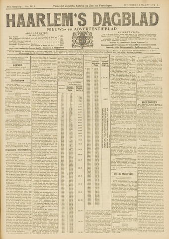 Haarlem's Dagblad 1914-03-04