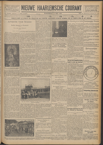 Nieuwe Haarlemsche Courant 1929-05-22