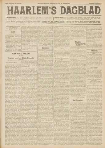 Haarlem's Dagblad 1923-05-01