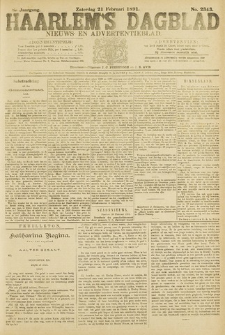 Haarlem's Dagblad 1891-02-21