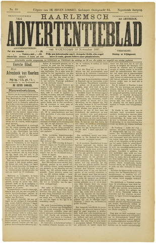 Haarlemsch Advertentieblad 1897-11-10