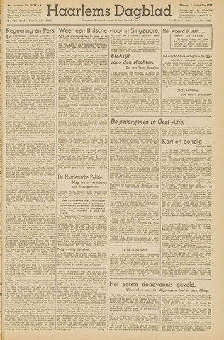 Haarlem's Dagblad 1945-09-04