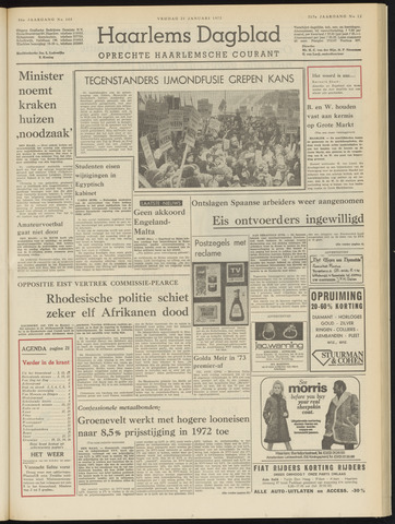 Haarlem's Dagblad 1972-01-21