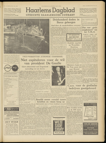 Haarlem's Dagblad 1963-02-23