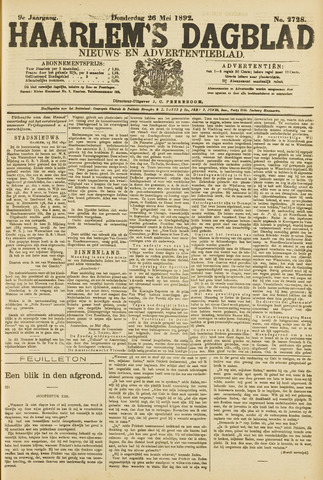 Haarlem's Dagblad 1892-05-26