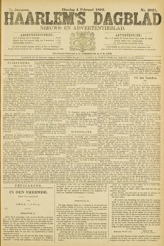 Haarlem's Dagblad 1890-02-04
