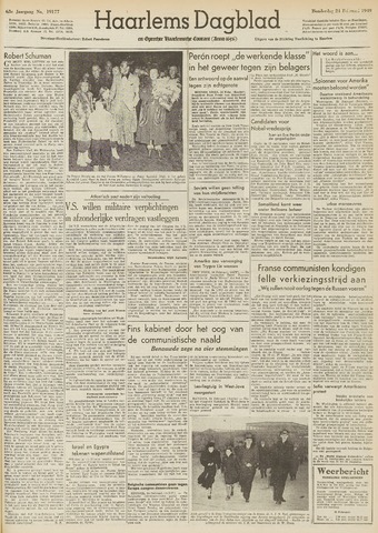 Haarlem's Dagblad 1949-02-24