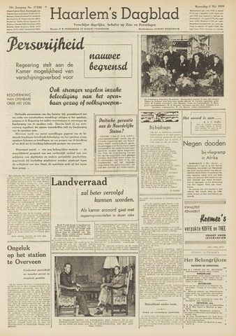 Haarlem's Dagblad 1939-05-03