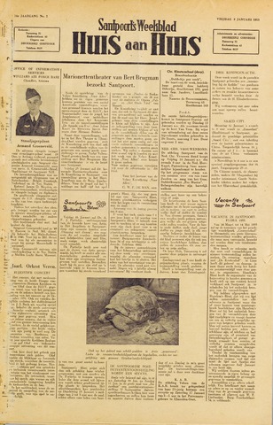 Weekblad Huis aan Huis 1953