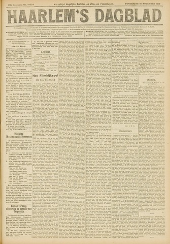 Haarlem's Dagblad 1917-11-15