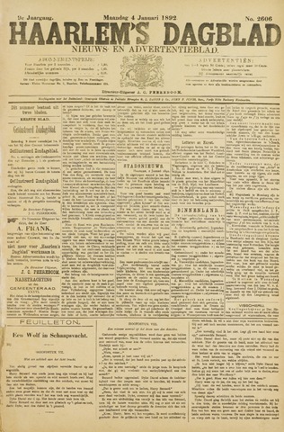 Haarlem's Dagblad 1892-01-04