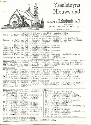 Ysselsteyns Nieuwsblad 1981-10-16
