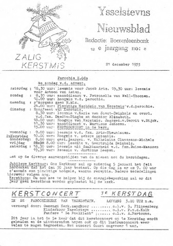 Ysselsteyns Nieuwsblad 1973-12-21