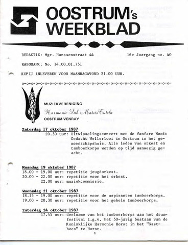Oostrum's Weekblad 1987-10-15