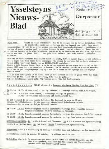 Ysselsteyns Nieuwsblad 1995-10-20