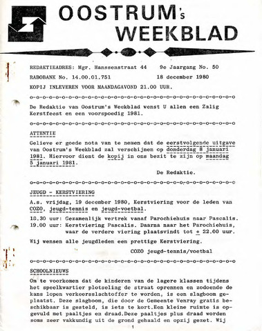 Oostrum's Weekblad 1980-12-18