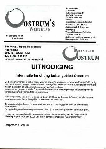 Oostrum's Weekblad 2008-04-03