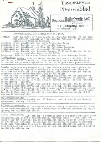 Ysselsteyns Nieuwsblad 1978-11-17