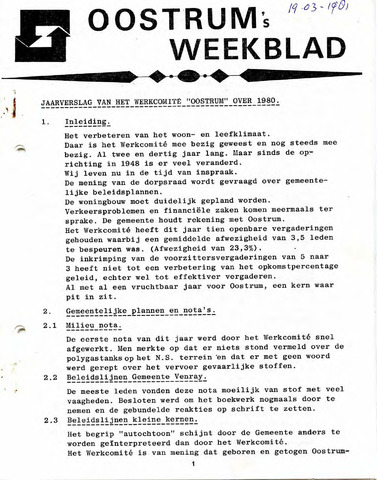 Oostrum's Weekblad 1981-03-19