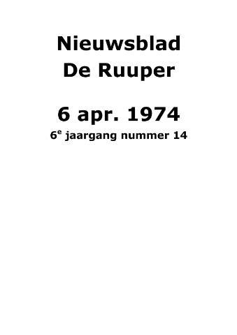 Dorpsblad Leunen-Veulen-Heide 1974-04-06