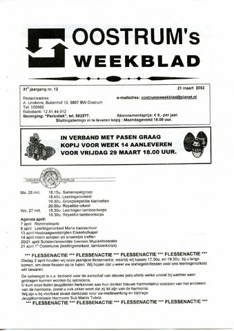 Oostrum's Weekblad 2002-03-21