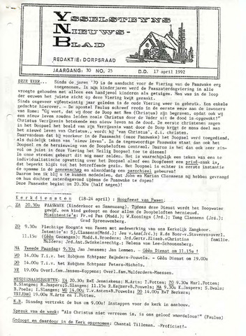 Ysselsteyns Nieuwsblad 1992-04-17