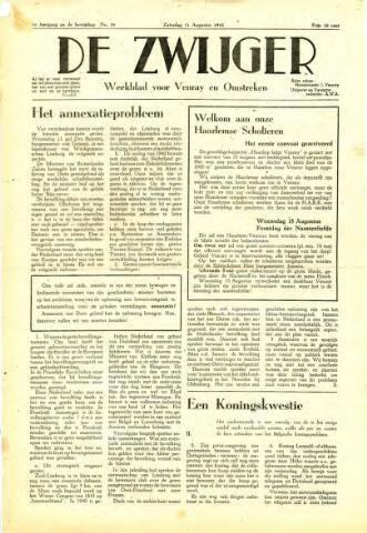 De Zwijger 1945-08-11