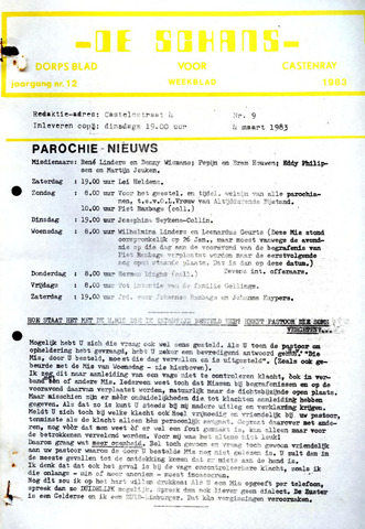 Castenrays dorpsblad De Schans 1983-03-04