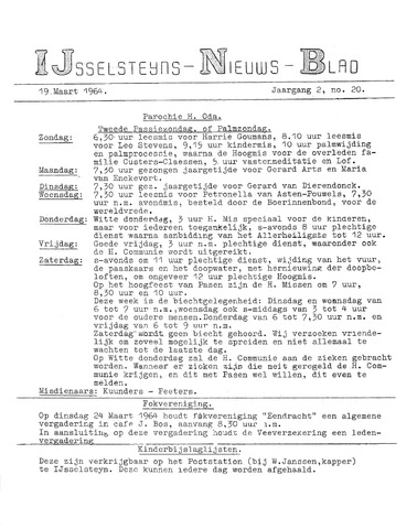 Ysselsteyns Nieuwsblad 1964-03-19