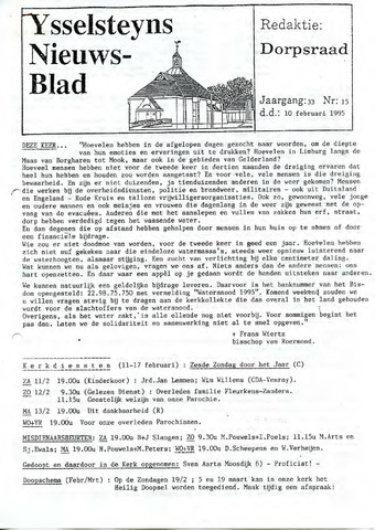 Ysselsteyns Nieuwsblad 1995-02-10