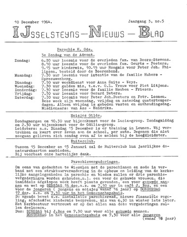 Ysselsteyns Nieuwsblad 1964-12-10